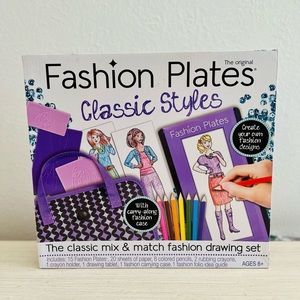 Fashion Plates Classic Styles | Mix and Match Fashion Drawing Set Fashion Design
